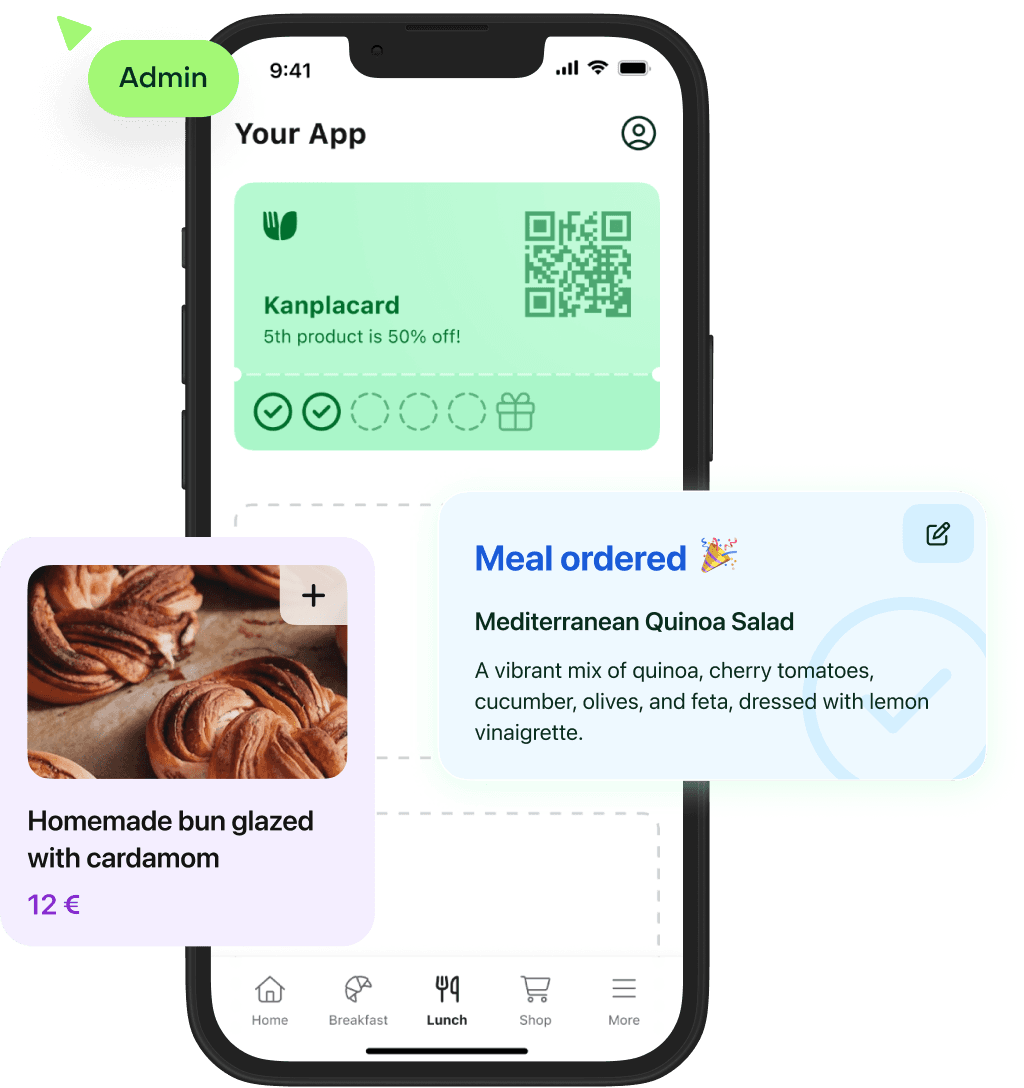 Modern kiosk interface